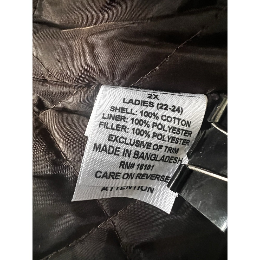 Ridgecut Women's Quilted Fleece-Lined Sand Duck Barn Coat Size 2XL - Picture 9 of 11